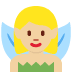 🧚🏼‍♀️ woman fairy: medium-light skin tone display on Twitter